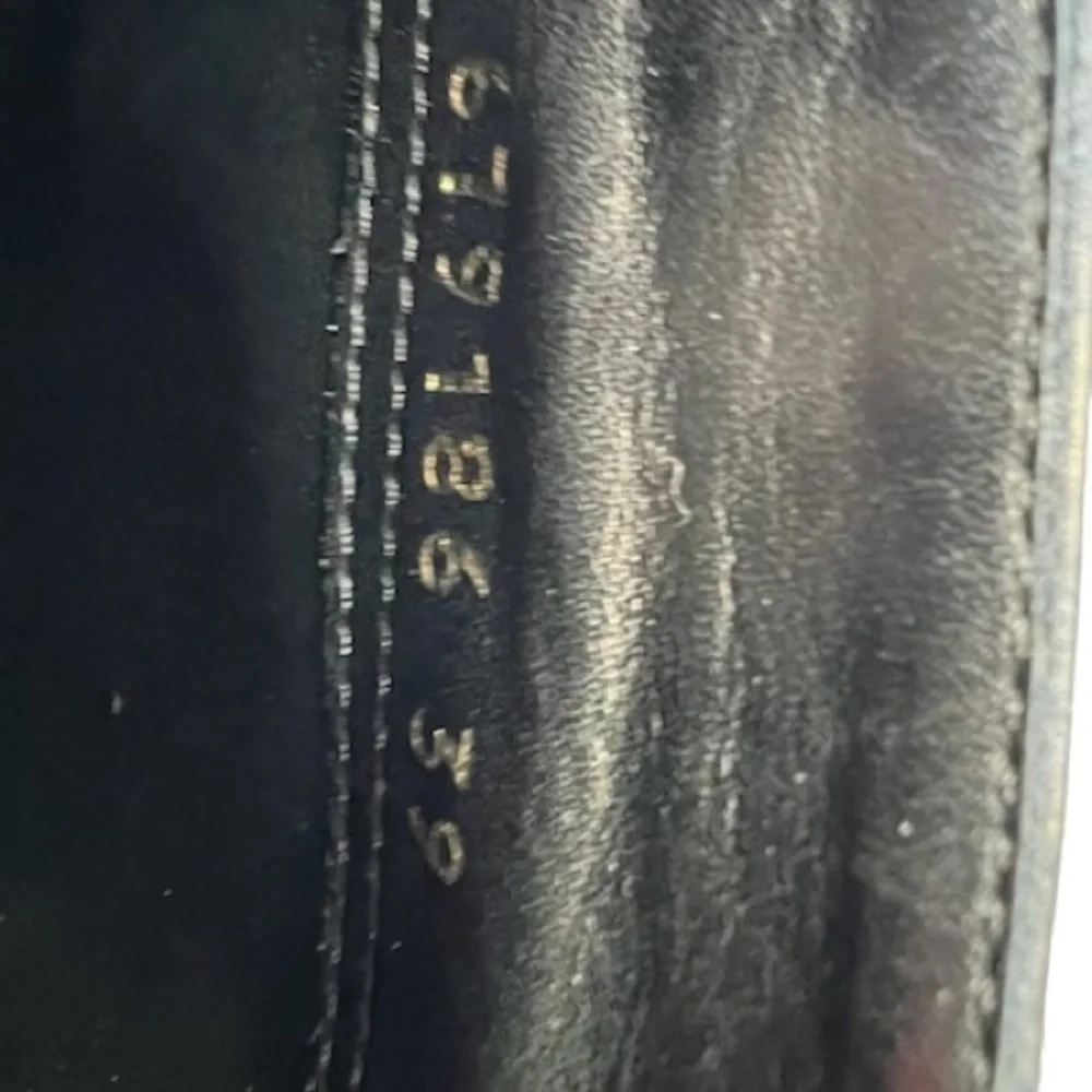 Balenziaga Boots Blade Black Leather Pointed Toe Triangle Heel Women’s Size 9 - Picture 10 of 11